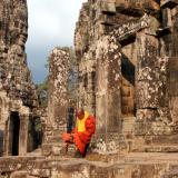 Monk at Angkor Thom