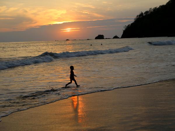 Child at Sunset 